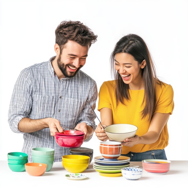 Persona disfrutando una comida casera